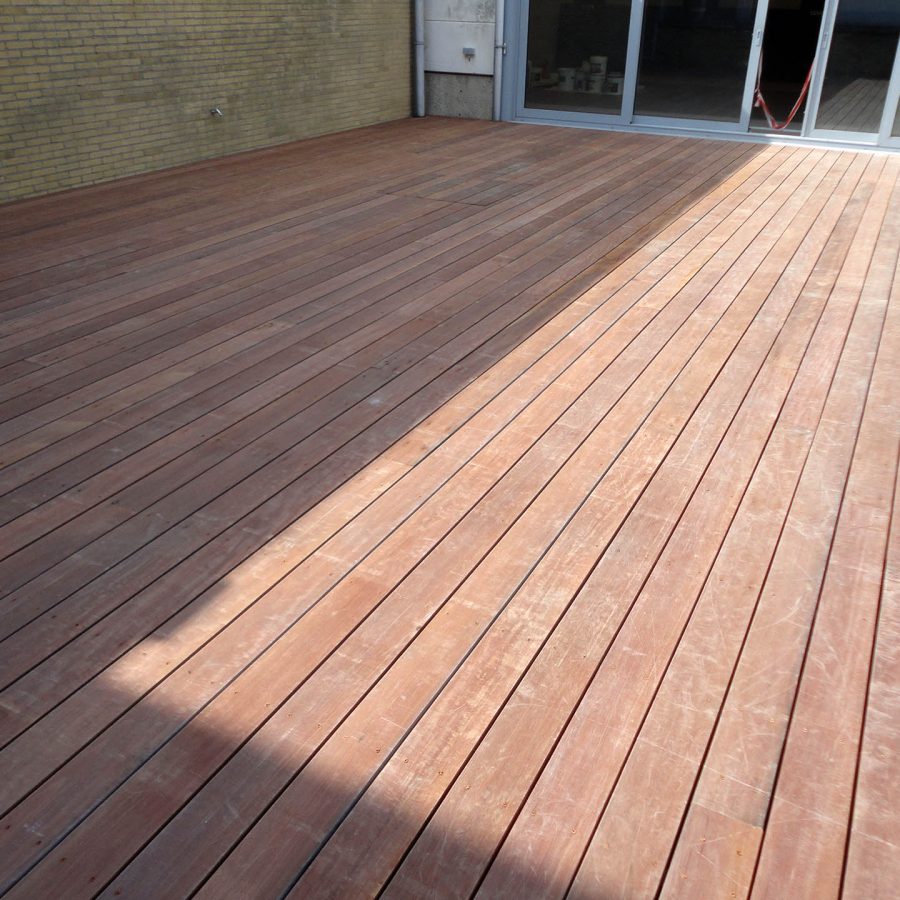 Houten terras Overijse